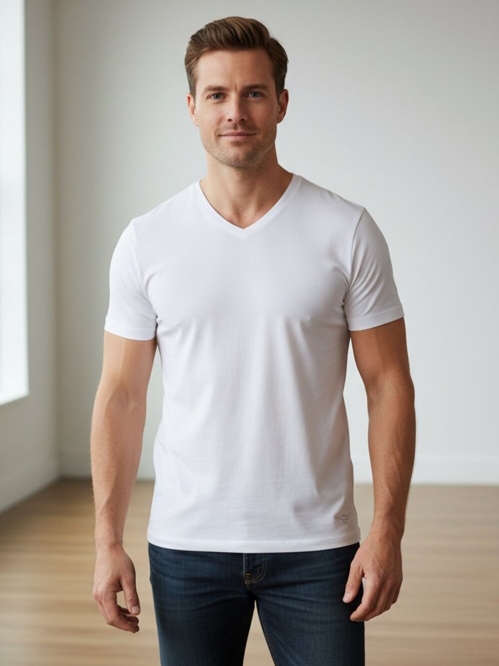 Tommy John Second Skin V Neck T Shirt 3 Pack NWOT White XL Luxury Undershirts